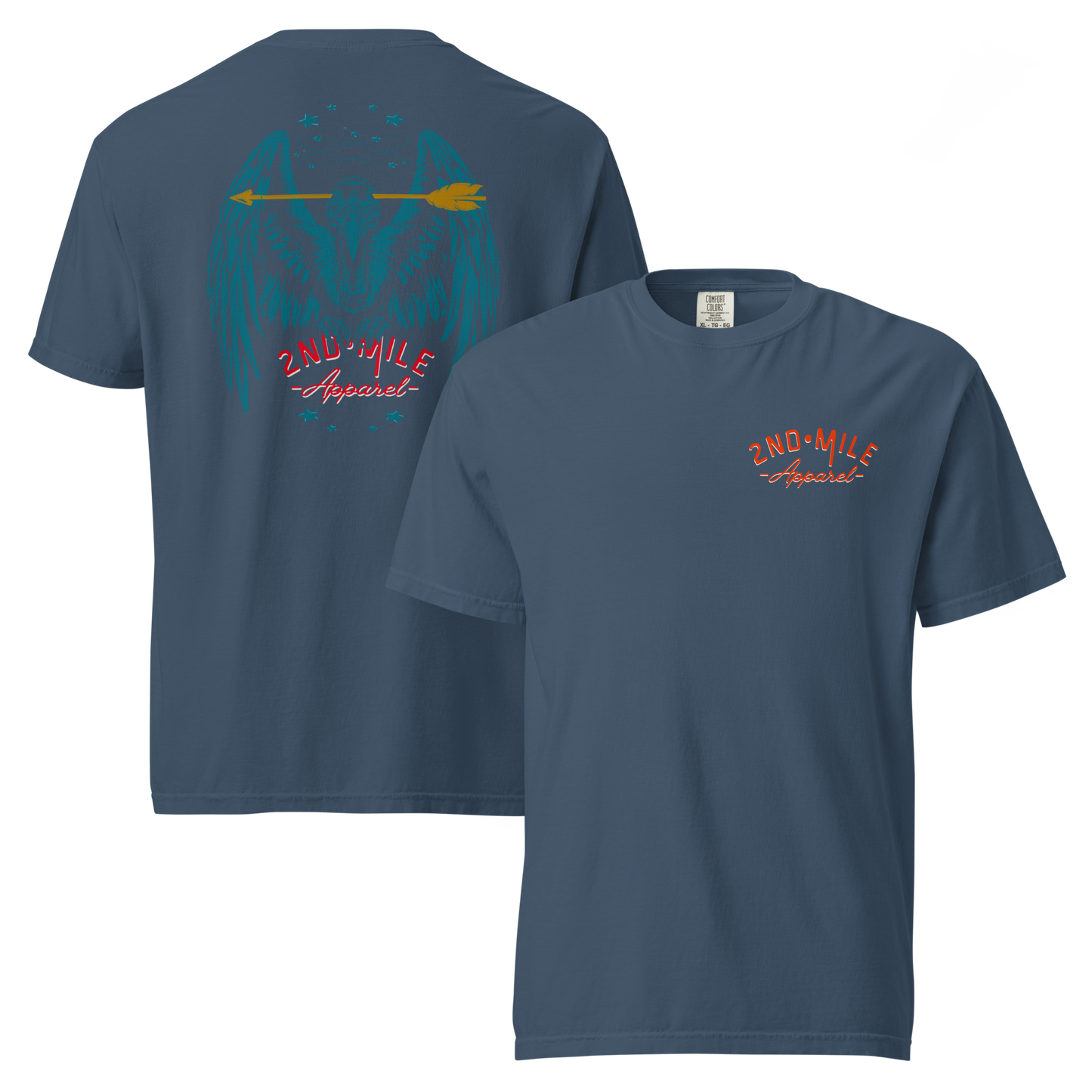 PIERCED BUZZARD -  heavyweight t-shirt